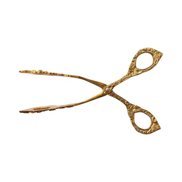 Embossed Brass Tongs
