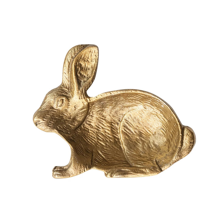 Gold Bunny Dish