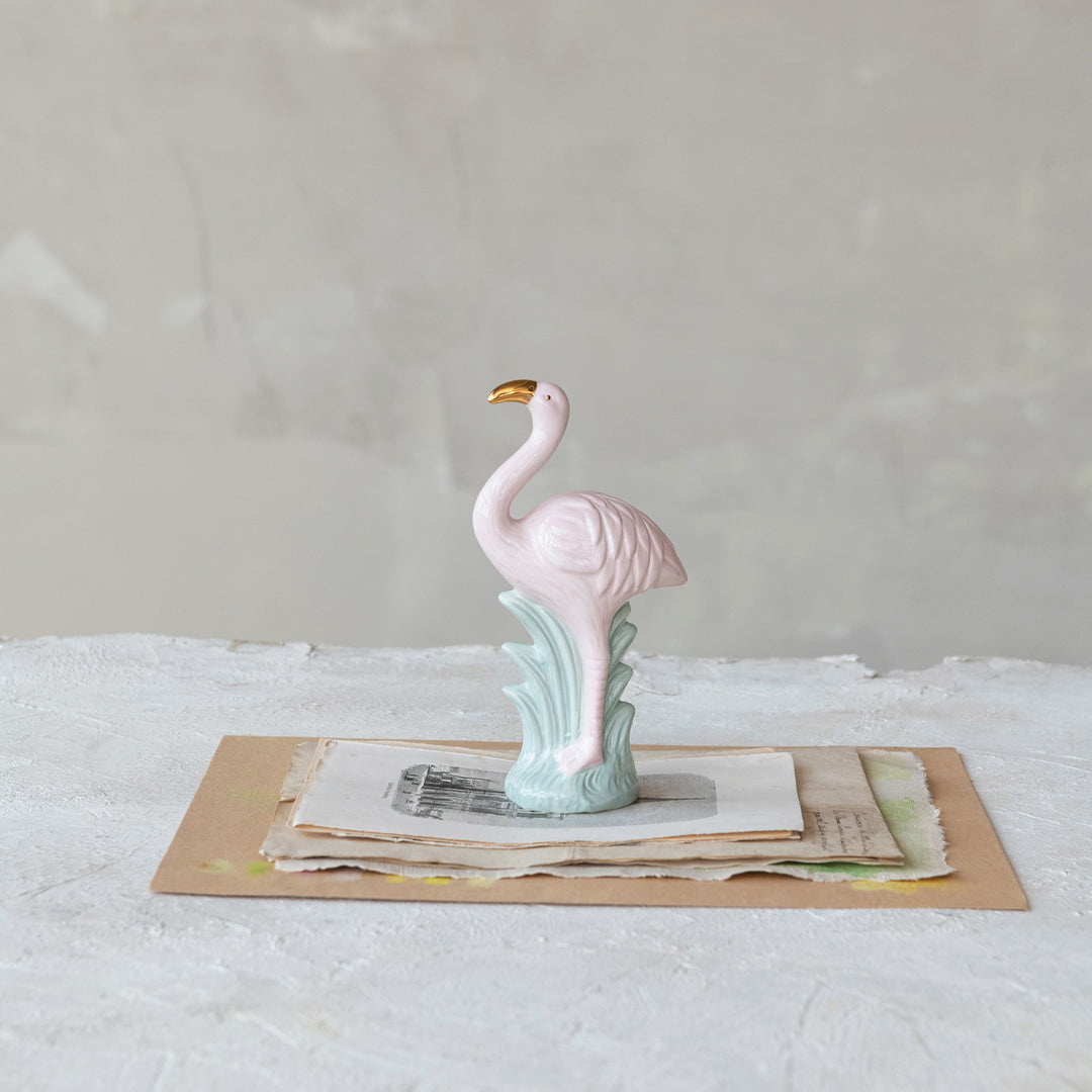 Vintage Style Flamingo