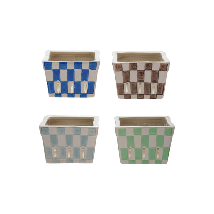 Checkered Berry Basket