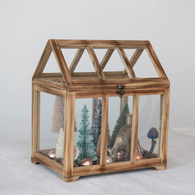 Wood and Glass Terrarium