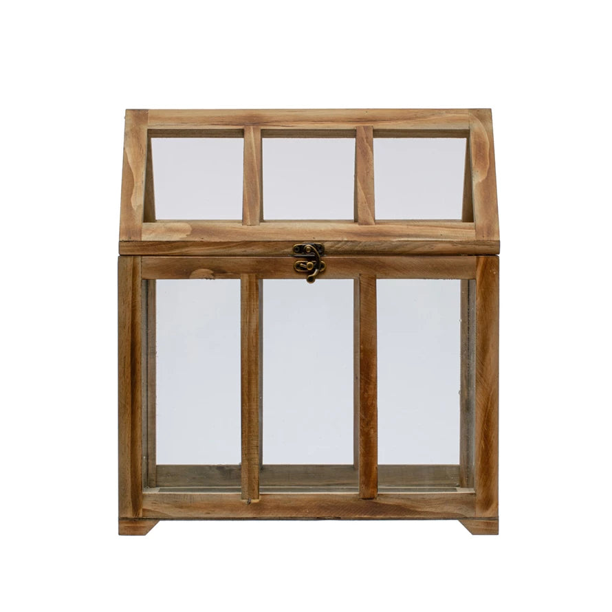Wood and Glass Terrarium