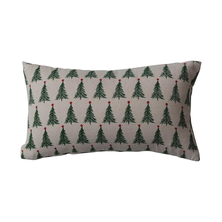 Tree Pattern Lumbar Pillow