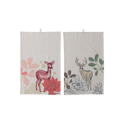 Flora/Fauna Tea Towel