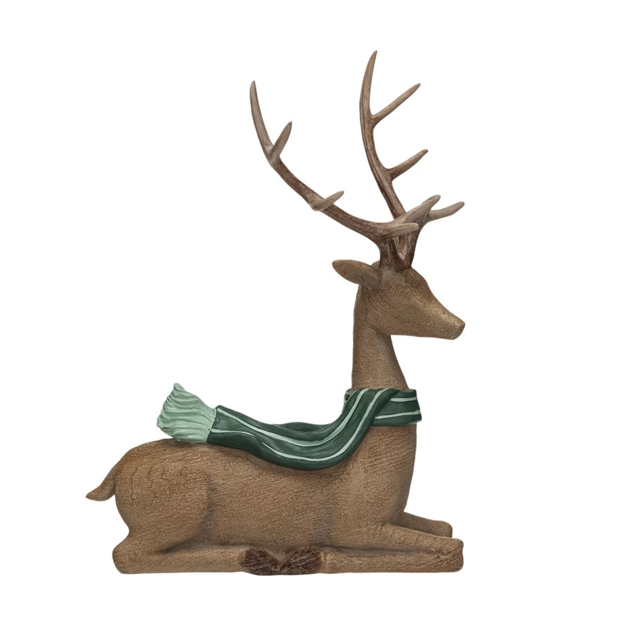 Lying Deer w/ Scarf