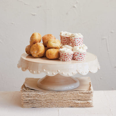 Stoneware Cake Stand