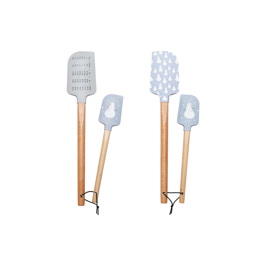 Snowman Spatula Set