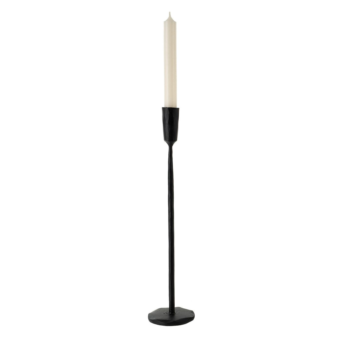 Luna Forged Candlestick - Black